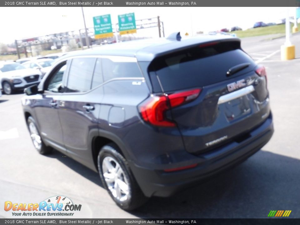 2018 GMC Terrain SLE AWD Blue Steel Metallic / ­Jet Black Photo #7