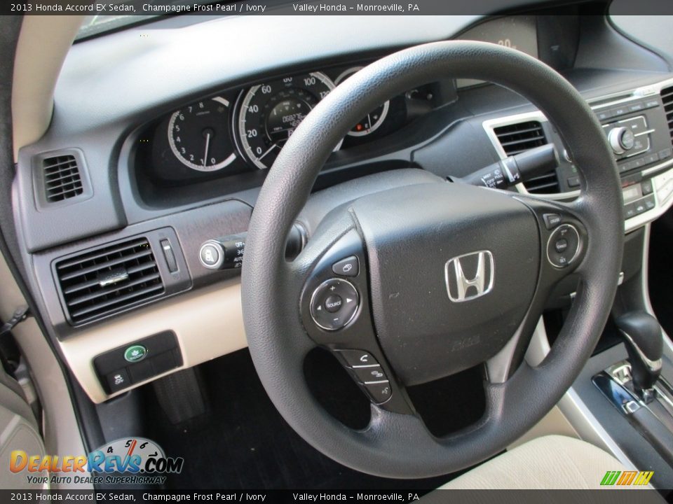 2013 Honda Accord EX Sedan Champagne Frost Pearl / Ivory Photo #13