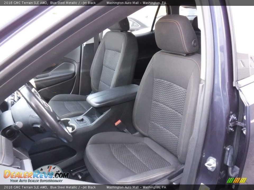 2018 GMC Terrain SLE AWD Blue Steel Metallic / ­Jet Black Photo #12