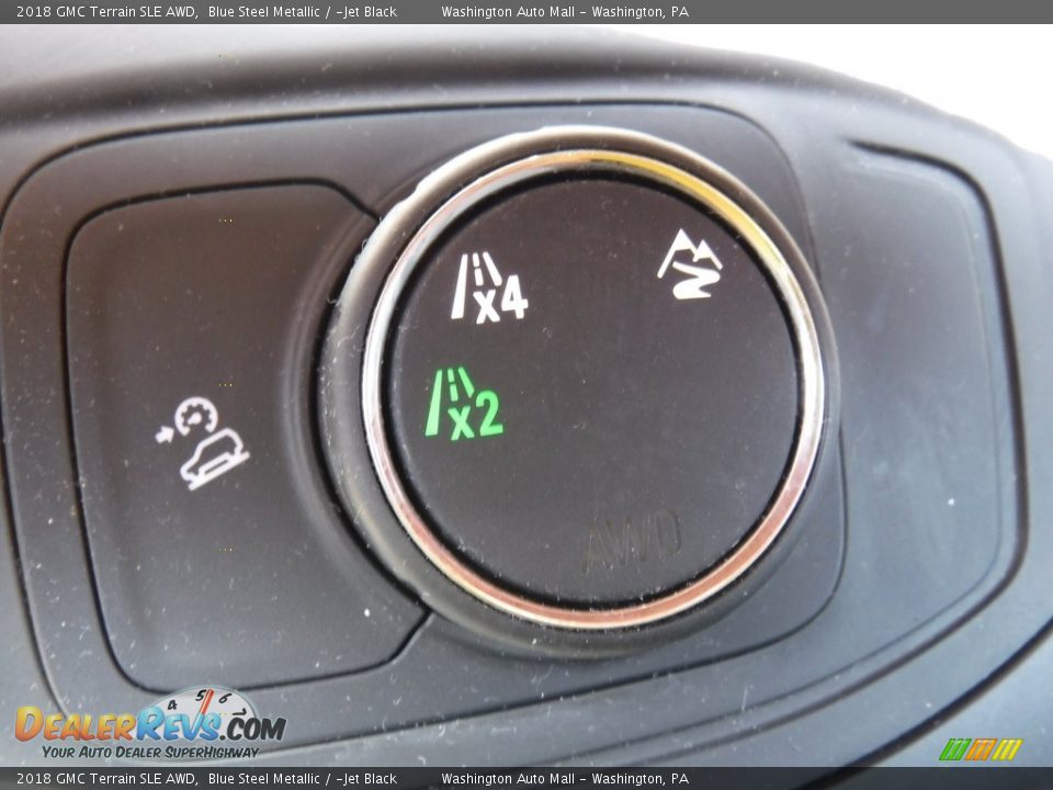 2018 GMC Terrain SLE AWD Blue Steel Metallic / ­Jet Black Photo #14