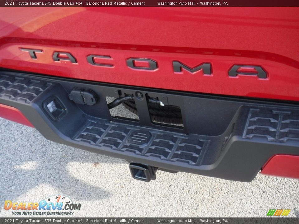 2021 Toyota Tacoma SR5 Double Cab 4x4 Barcelona Red Metallic / Cement Photo #17