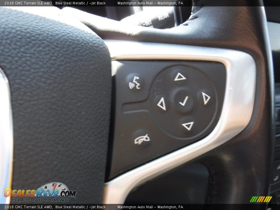 2018 GMC Terrain SLE AWD Blue Steel Metallic / ­Jet Black Photo #19