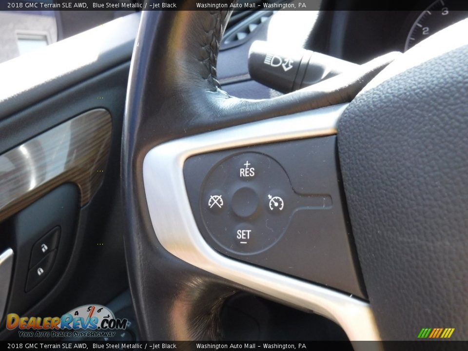 2018 GMC Terrain SLE AWD Blue Steel Metallic / ­Jet Black Photo #20