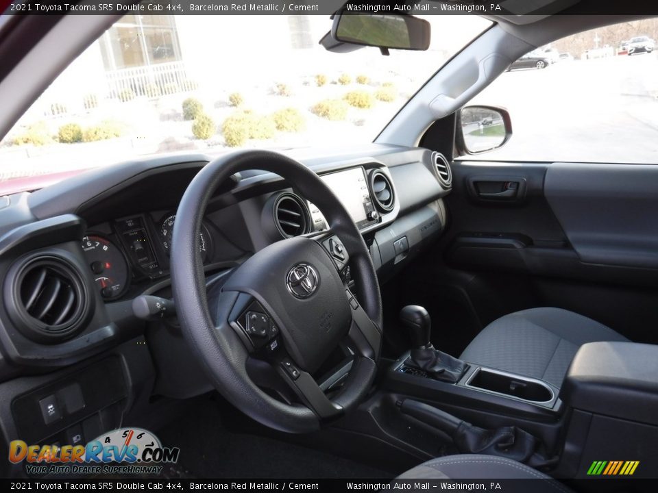 2021 Toyota Tacoma SR5 Double Cab 4x4 Barcelona Red Metallic / Cement Photo #22