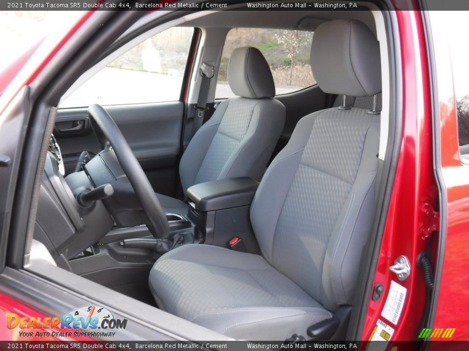 2021 Toyota Tacoma SR5 Double Cab 4x4 Barcelona Red Metallic / Cement Photo #24