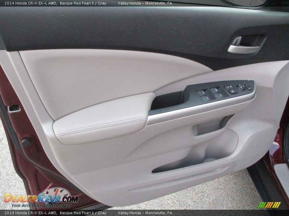 2014 Honda CR-V EX-L AWD Basque Red Pearl II / Gray Photo #9