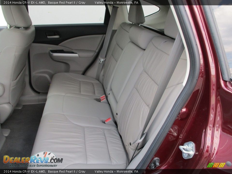 2014 Honda CR-V EX-L AWD Basque Red Pearl II / Gray Photo #12