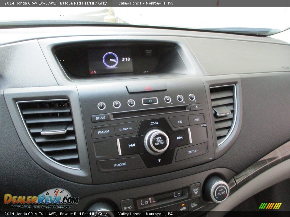 2014 Honda CR-V EX-L AWD Basque Red Pearl II / Gray Photo #14