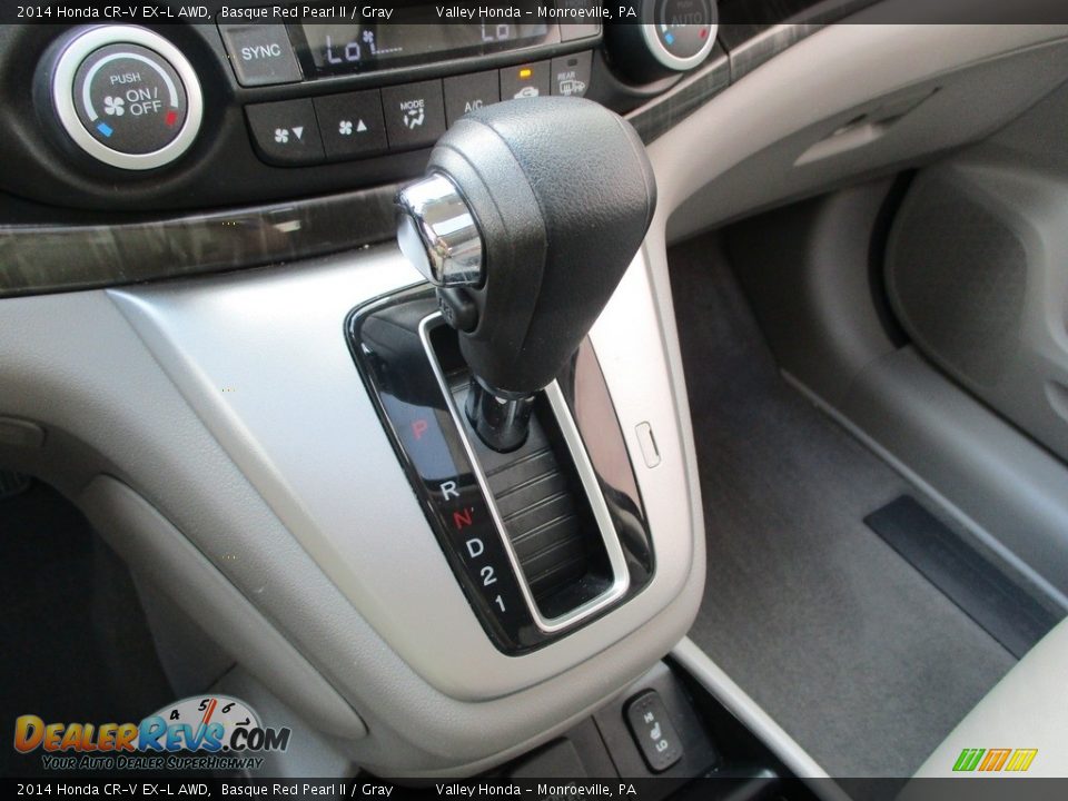 2014 Honda CR-V EX-L AWD Basque Red Pearl II / Gray Photo #16