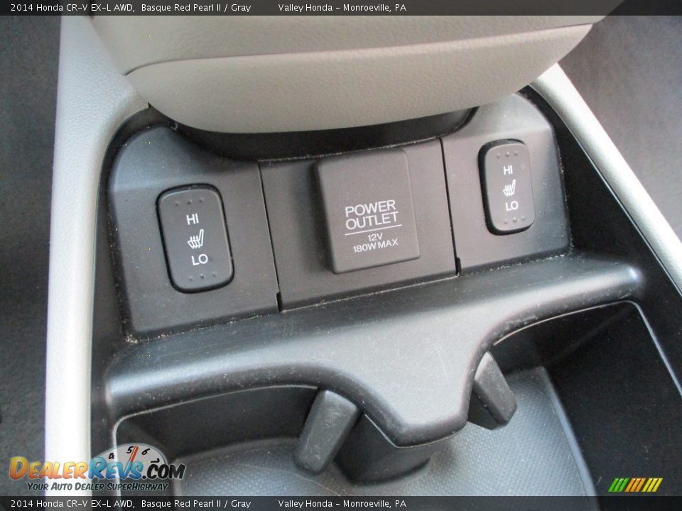 2014 Honda CR-V EX-L AWD Basque Red Pearl II / Gray Photo #17