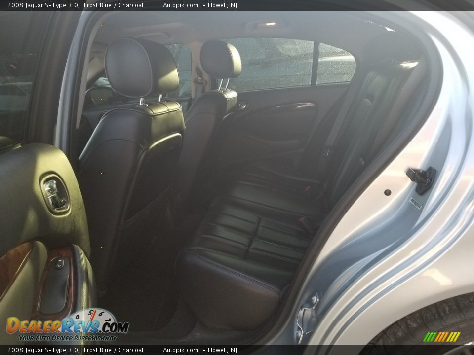 2008 Jaguar S-Type 3.0 Frost Blue / Charcoal Photo #16