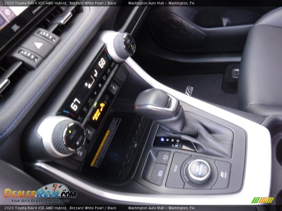 2020 Toyota RAV4 XSE AWD Hybrid Blizzard White Pearl / Black Photo #24
