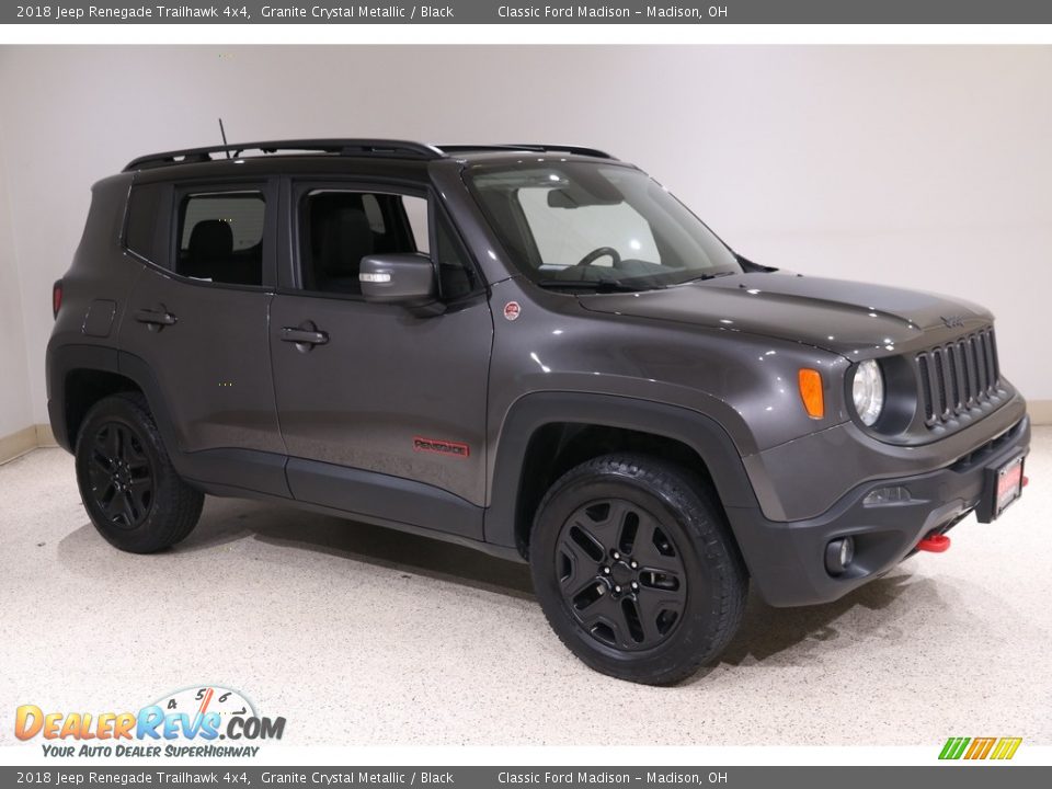 2018 Jeep Renegade Trailhawk 4x4 Granite Crystal Metallic / Black Photo #1