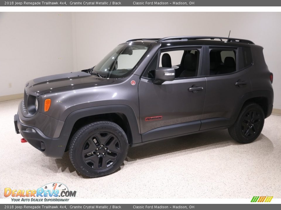 2018 Jeep Renegade Trailhawk 4x4 Granite Crystal Metallic / Black Photo #3