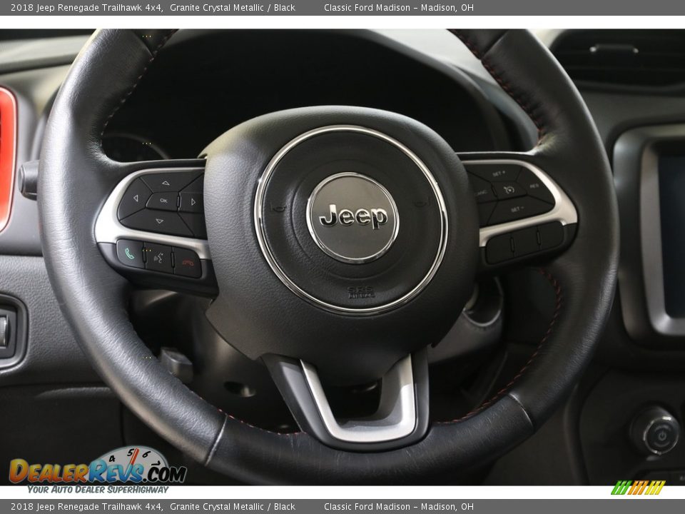2018 Jeep Renegade Trailhawk 4x4 Granite Crystal Metallic / Black Photo #7