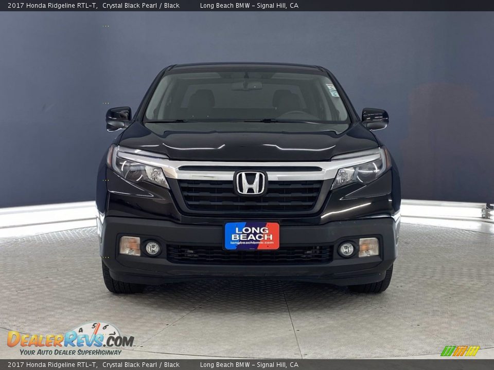 2017 Honda Ridgeline RTL-T Crystal Black Pearl / Black Photo #2