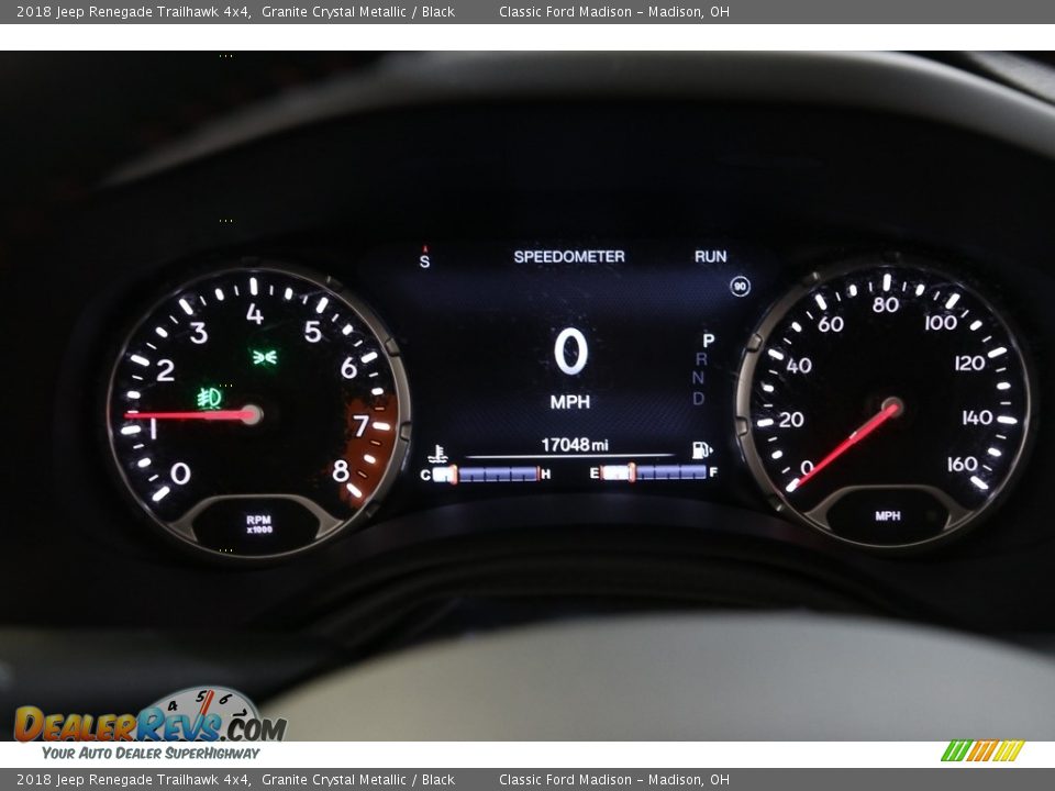 2018 Jeep Renegade Trailhawk 4x4 Granite Crystal Metallic / Black Photo #8