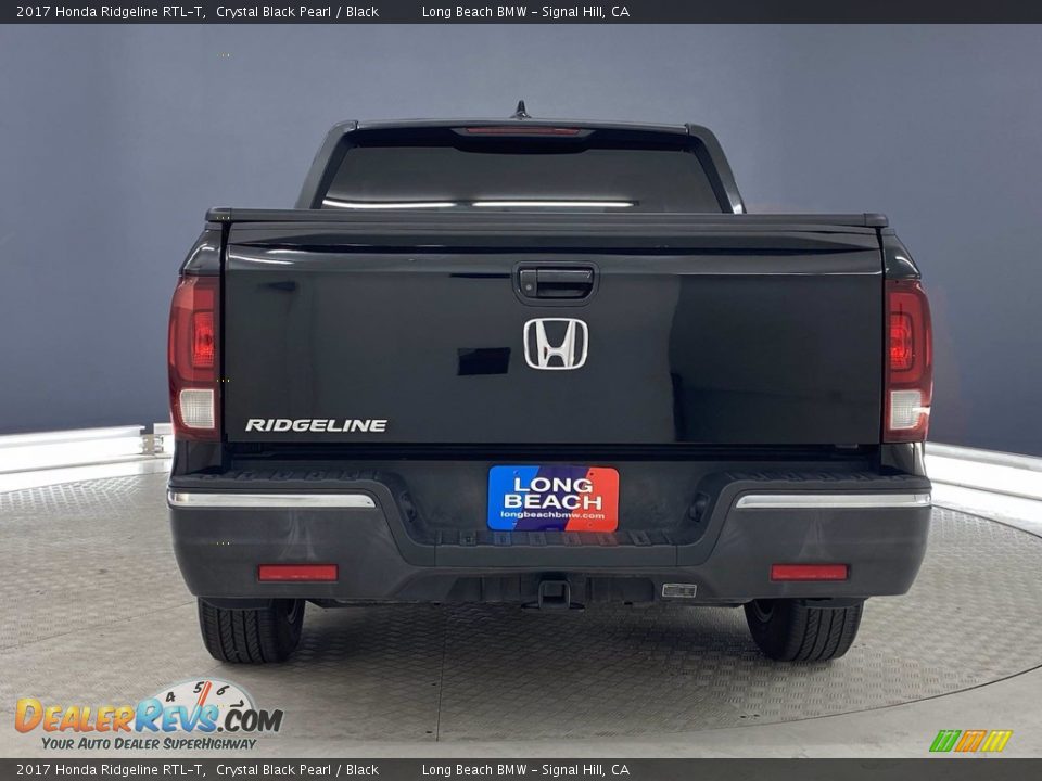 2017 Honda Ridgeline RTL-T Crystal Black Pearl / Black Photo #4