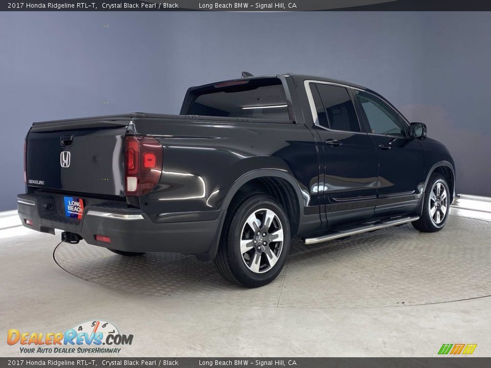 2017 Honda Ridgeline RTL-T Crystal Black Pearl / Black Photo #5