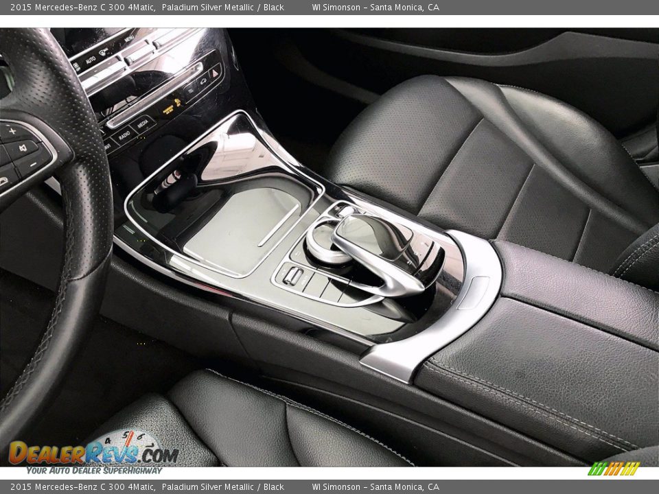 2015 Mercedes-Benz C 300 4Matic Paladium Silver Metallic / Black Photo #17