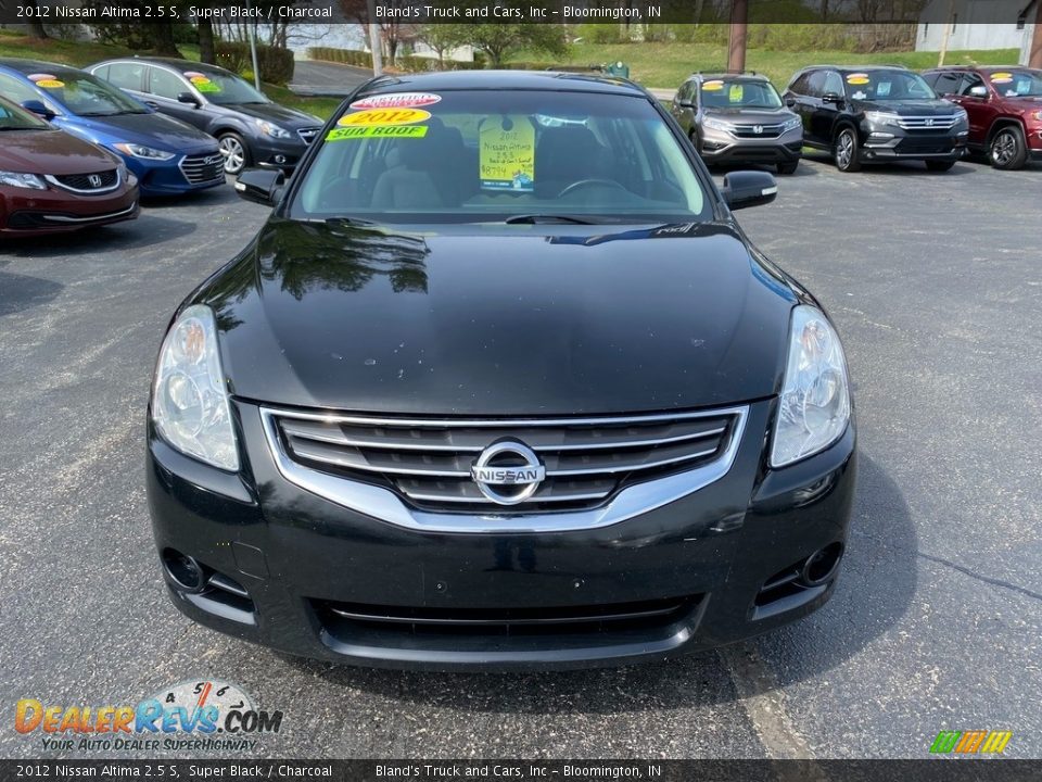 2012 Nissan Altima 2.5 S Super Black / Charcoal Photo #3