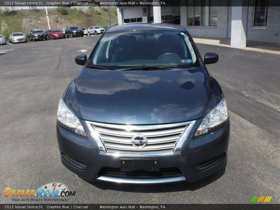 2013 Nissan Sentra SV Graphite Blue / Charcoal Photo #4