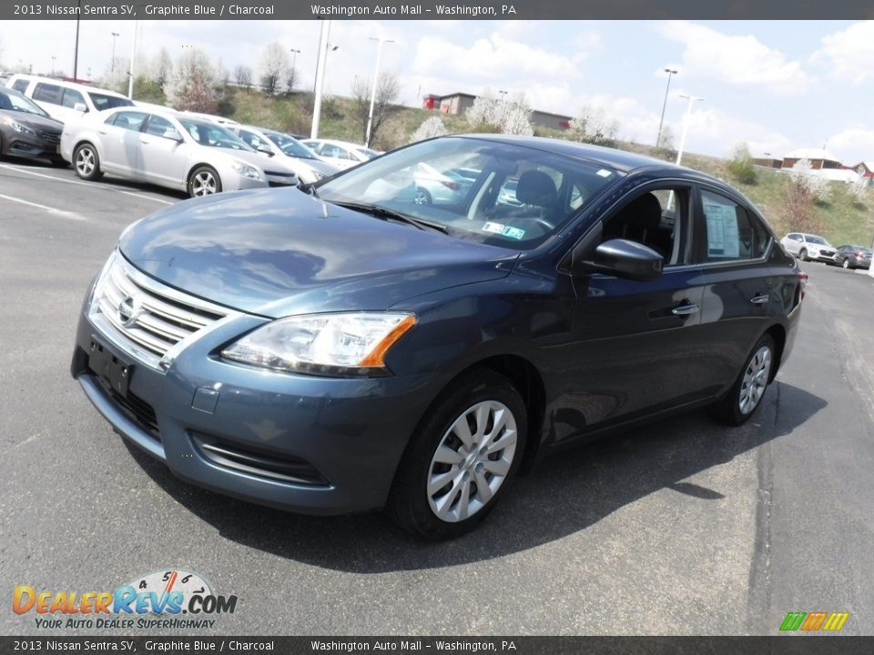 2013 Nissan Sentra SV Graphite Blue / Charcoal Photo #5