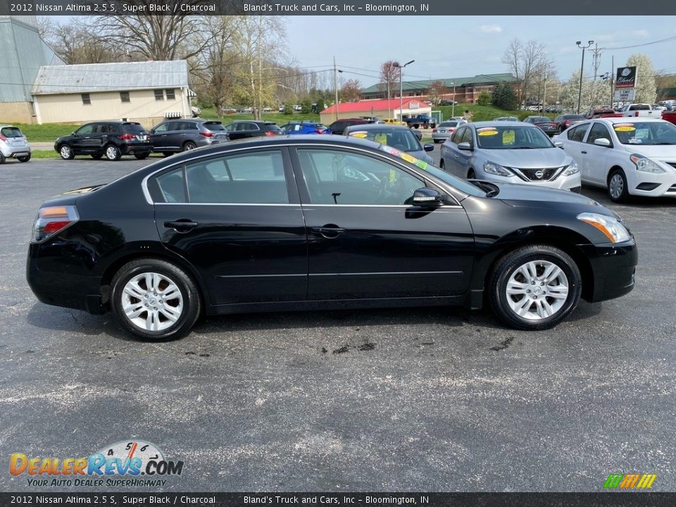 2012 Nissan Altima 2.5 S Super Black / Charcoal Photo #5