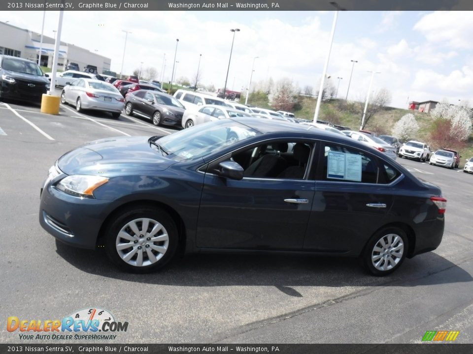 2013 Nissan Sentra SV Graphite Blue / Charcoal Photo #6