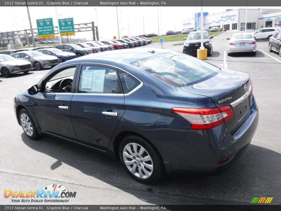 2013 Nissan Sentra SV Graphite Blue / Charcoal Photo #7