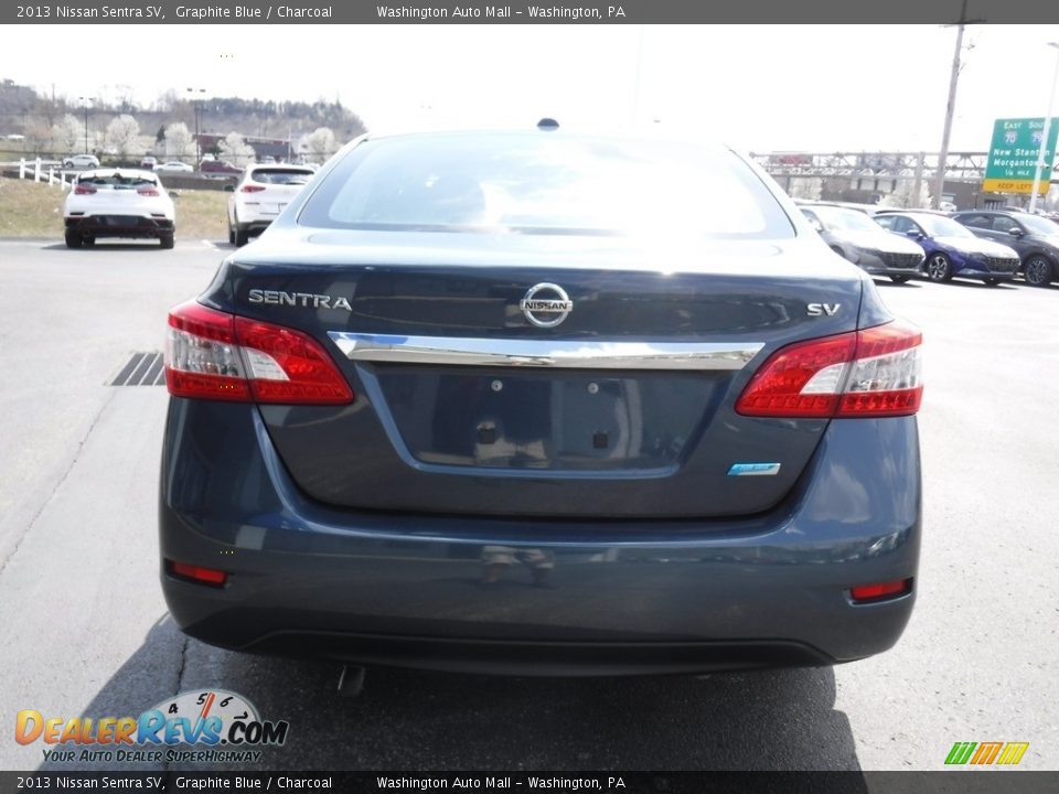 2013 Nissan Sentra SV Graphite Blue / Charcoal Photo #8