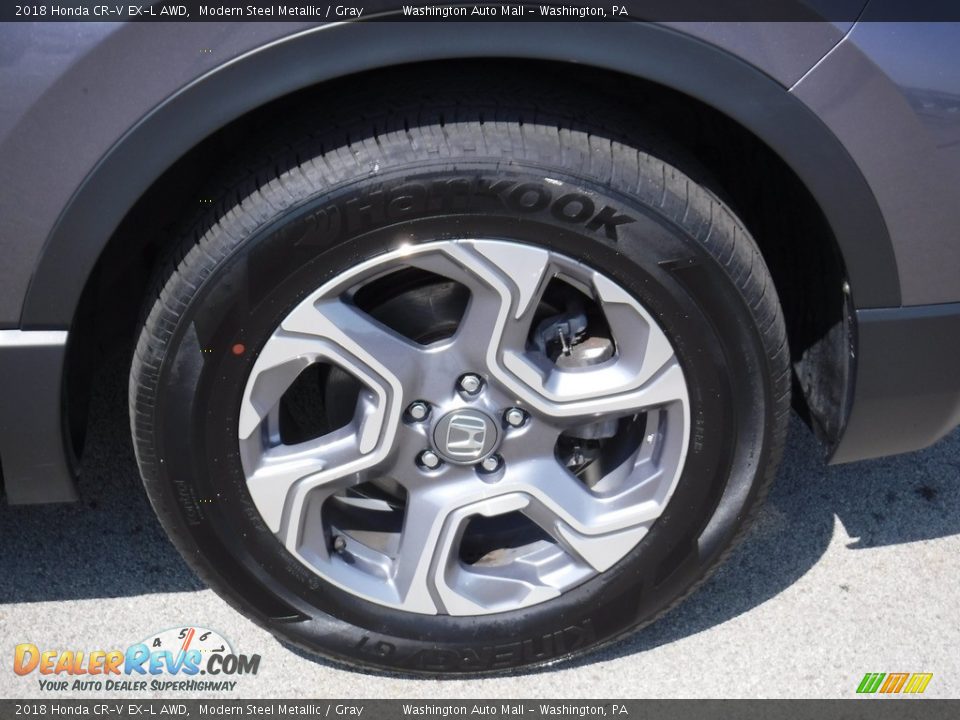 2018 Honda CR-V EX-L AWD Modern Steel Metallic / Gray Photo #3