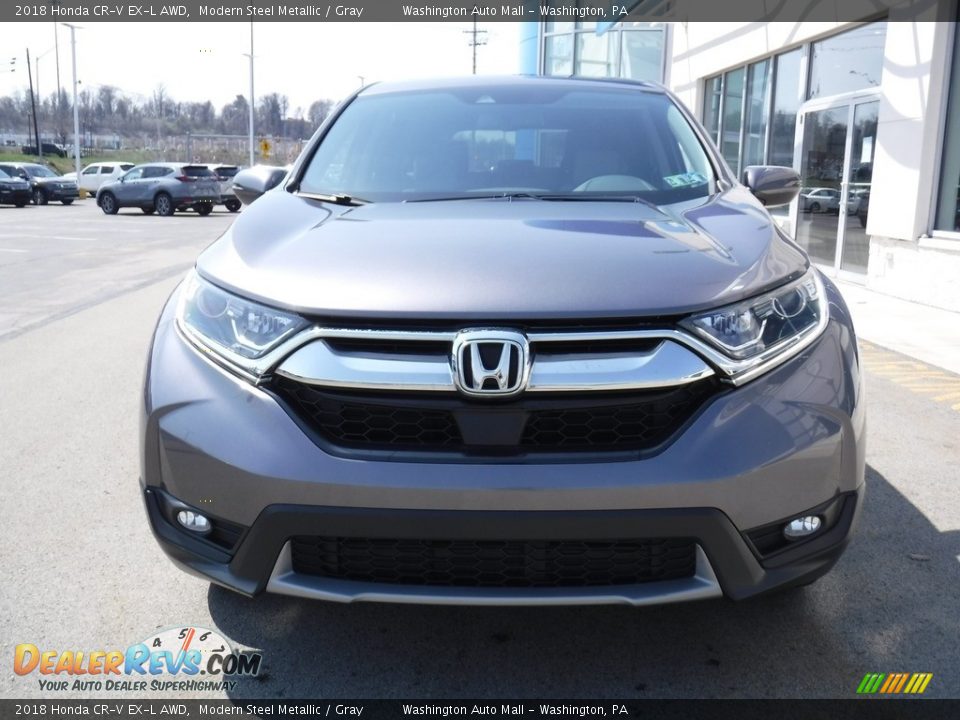 2018 Honda CR-V EX-L AWD Modern Steel Metallic / Gray Photo #5