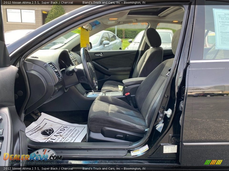 2012 Nissan Altima 2.5 S Super Black / Charcoal Photo #13