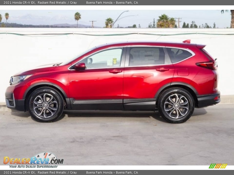 2021 Honda CR-V EX Radiant Red Metallic / Gray Photo #4