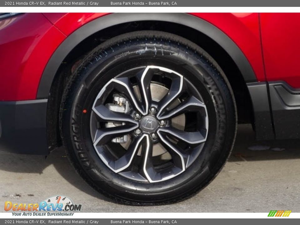 2021 Honda CR-V EX Radiant Red Metallic / Gray Photo #8