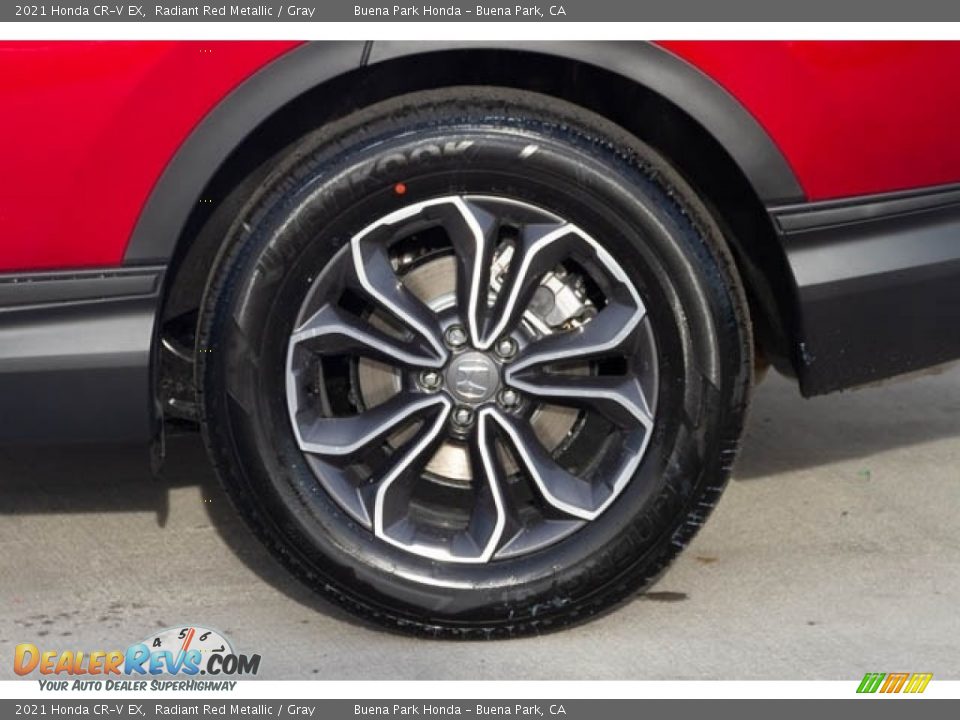 2021 Honda CR-V EX Radiant Red Metallic / Gray Photo #9