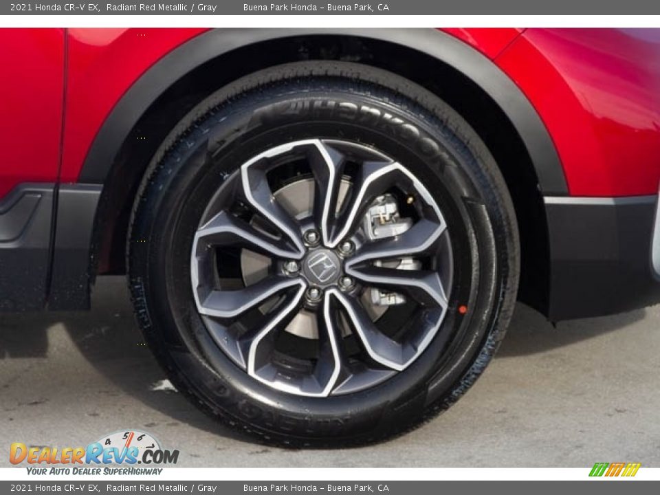 2021 Honda CR-V EX Radiant Red Metallic / Gray Photo #11