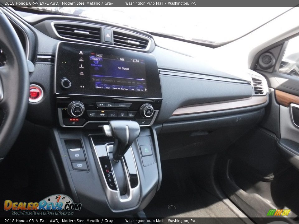 2018 Honda CR-V EX-L AWD Modern Steel Metallic / Gray Photo #17