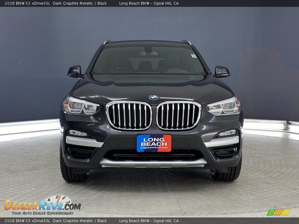 2018 BMW X3 xDrive30i Dark Graphite Metallic / Black Photo #2