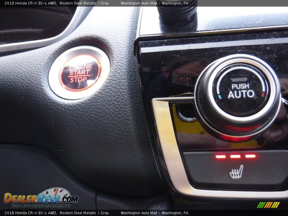 2018 Honda CR-V EX-L AWD Modern Steel Metallic / Gray Photo #18