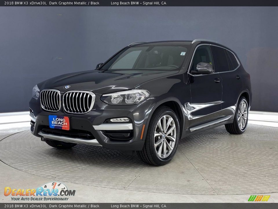 2018 BMW X3 xDrive30i Dark Graphite Metallic / Black Photo #3