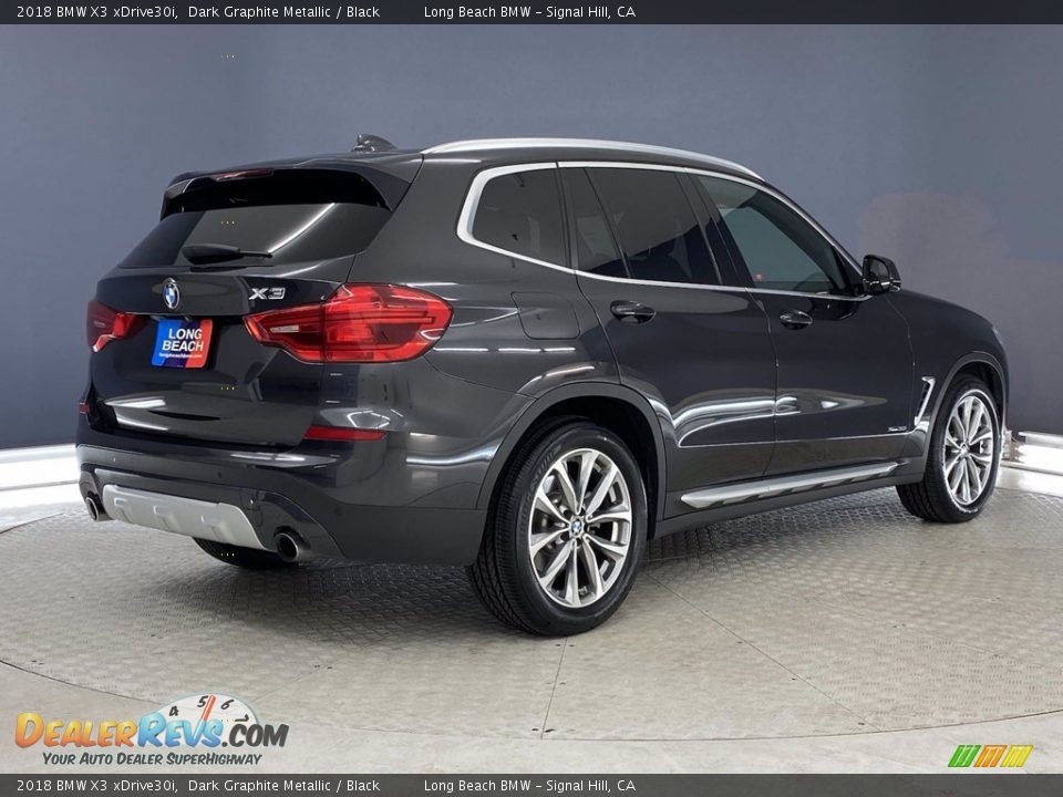 2018 BMW X3 xDrive30i Dark Graphite Metallic / Black Photo #5