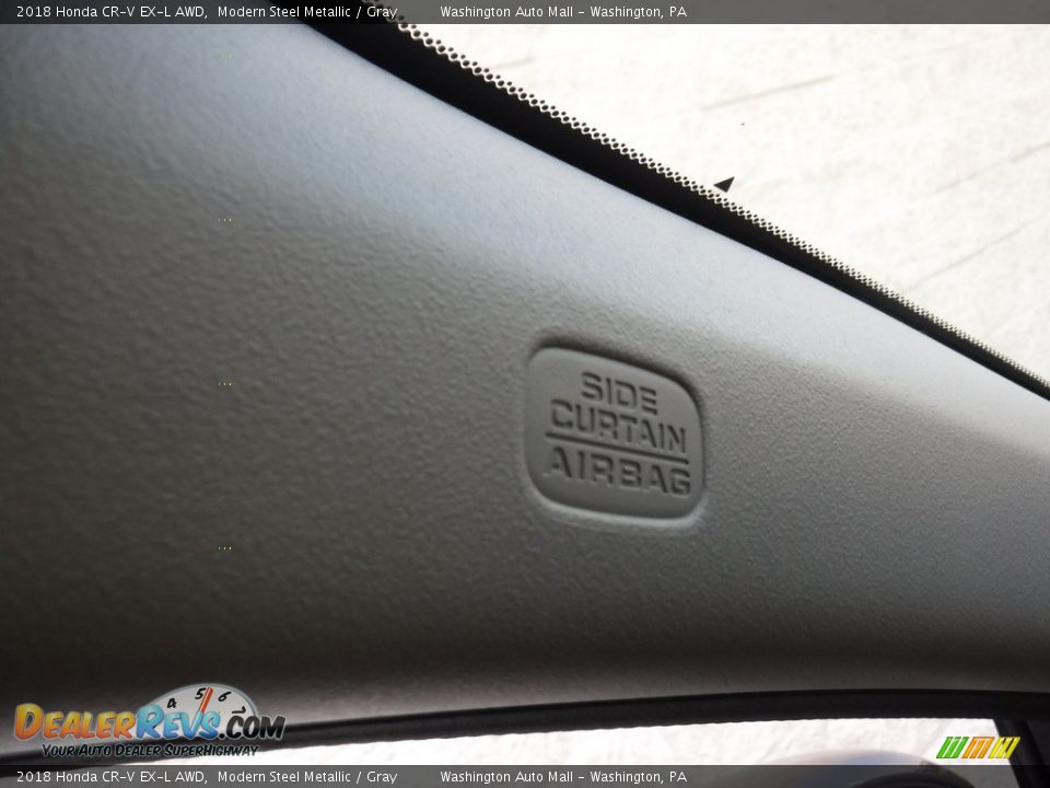 2018 Honda CR-V EX-L AWD Modern Steel Metallic / Gray Photo #21