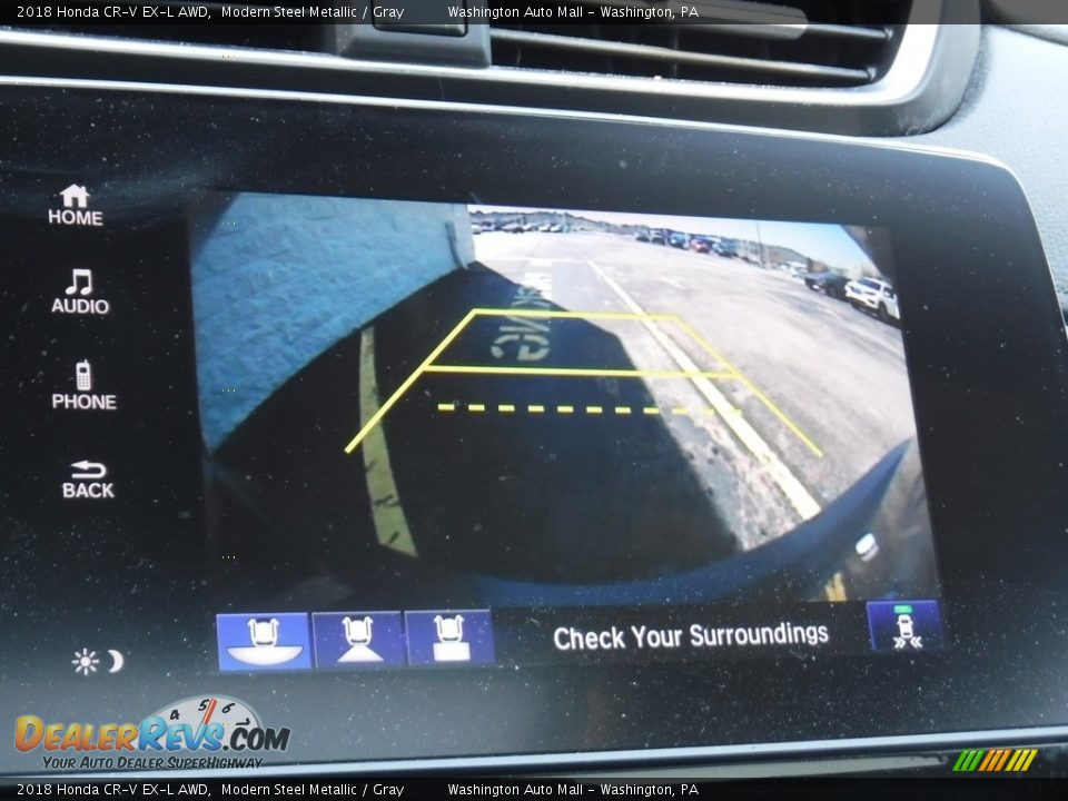 2018 Honda CR-V EX-L AWD Modern Steel Metallic / Gray Photo #23