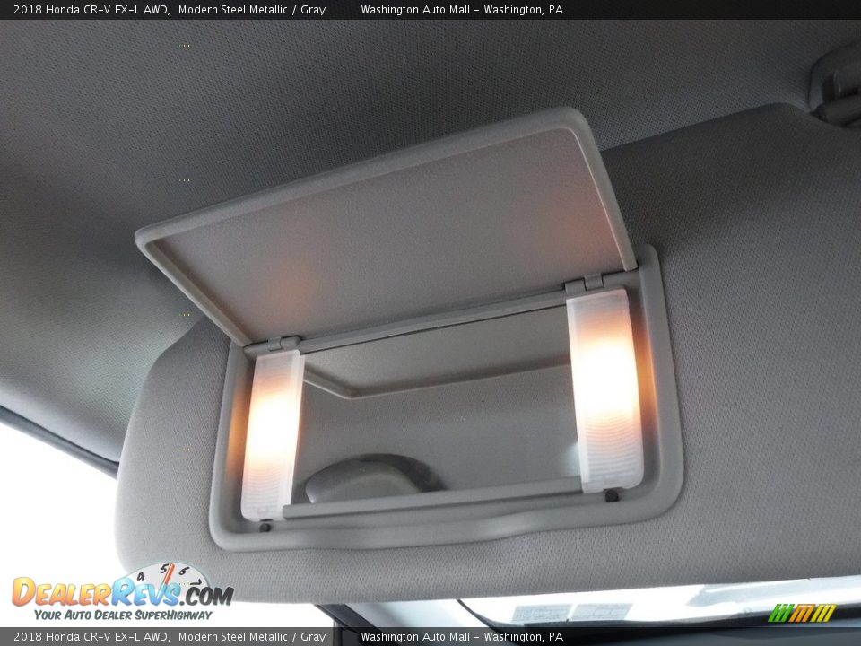 2018 Honda CR-V EX-L AWD Modern Steel Metallic / Gray Photo #24