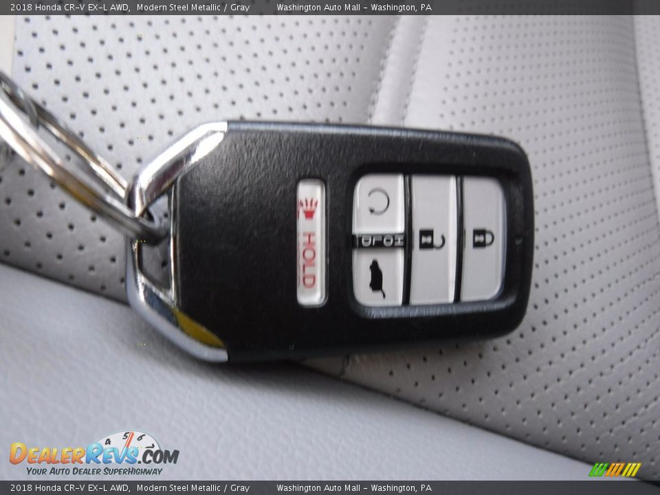 2018 Honda CR-V EX-L AWD Modern Steel Metallic / Gray Photo #27
