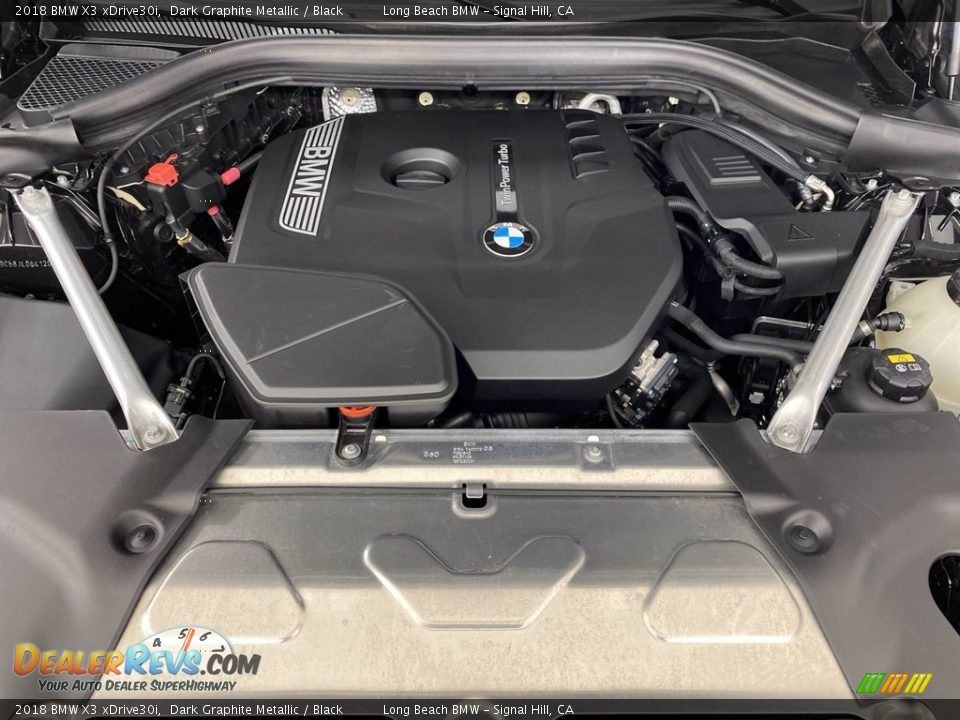 2018 BMW X3 xDrive30i Dark Graphite Metallic / Black Photo #12