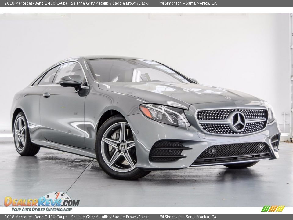 Front 3/4 View of 2018 Mercedes-Benz E 400 Coupe Photo #12