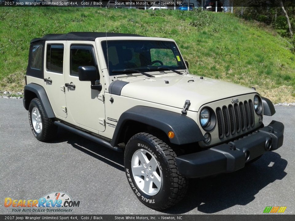 2017 Jeep Wrangler Unlimited Sport 4x4 Gobi / Black Photo #4